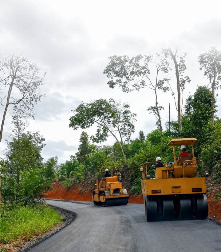 Pekerjaan Inpres Jalan Daerah Simpang III Rumbai - Muaro Tais (Istimewa)